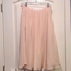 h&m ballet pink maxi skirt 💮